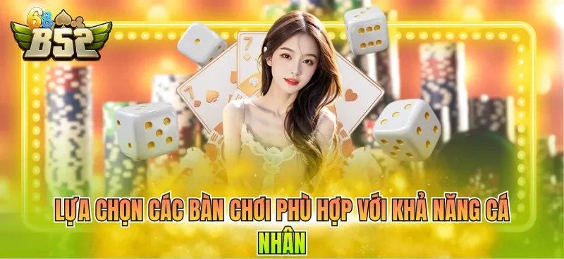 lua chon cac ban choi phu hop voi kha nang ca nhan Lựa chọn các bàn chơi phù hợp với khả năng cá nhân